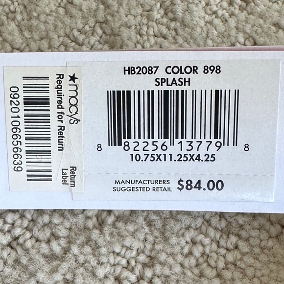 Kipling Crossbody/Shoulder Bag Splash Rainbow Abstract Print Black/Multi NWT - Picture 11 of 16